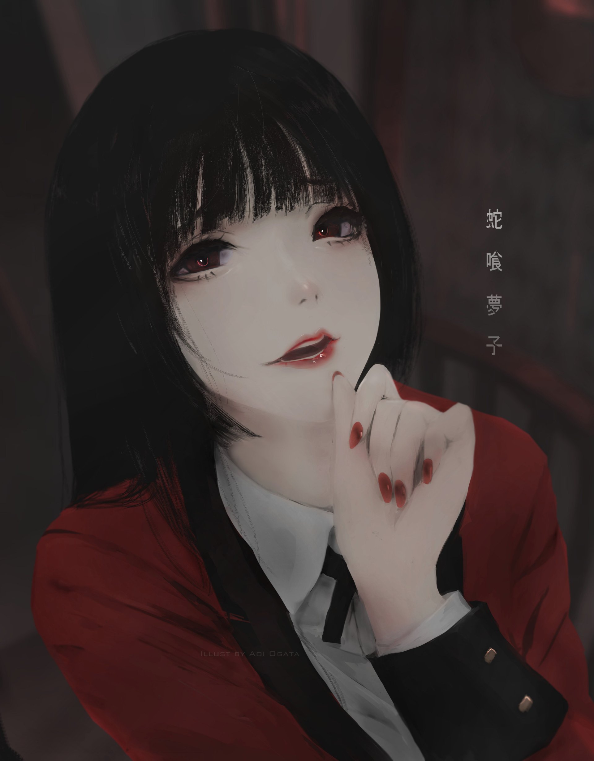 Download Yumeko Jabami Anime Kakegurui Art