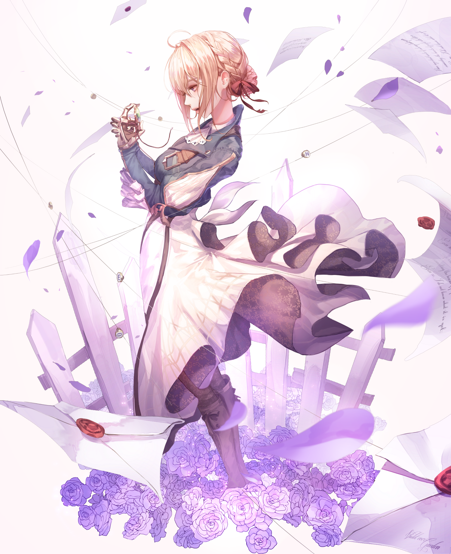 Download Violet Evergarden (Character) Anime Violet Evergarden Art