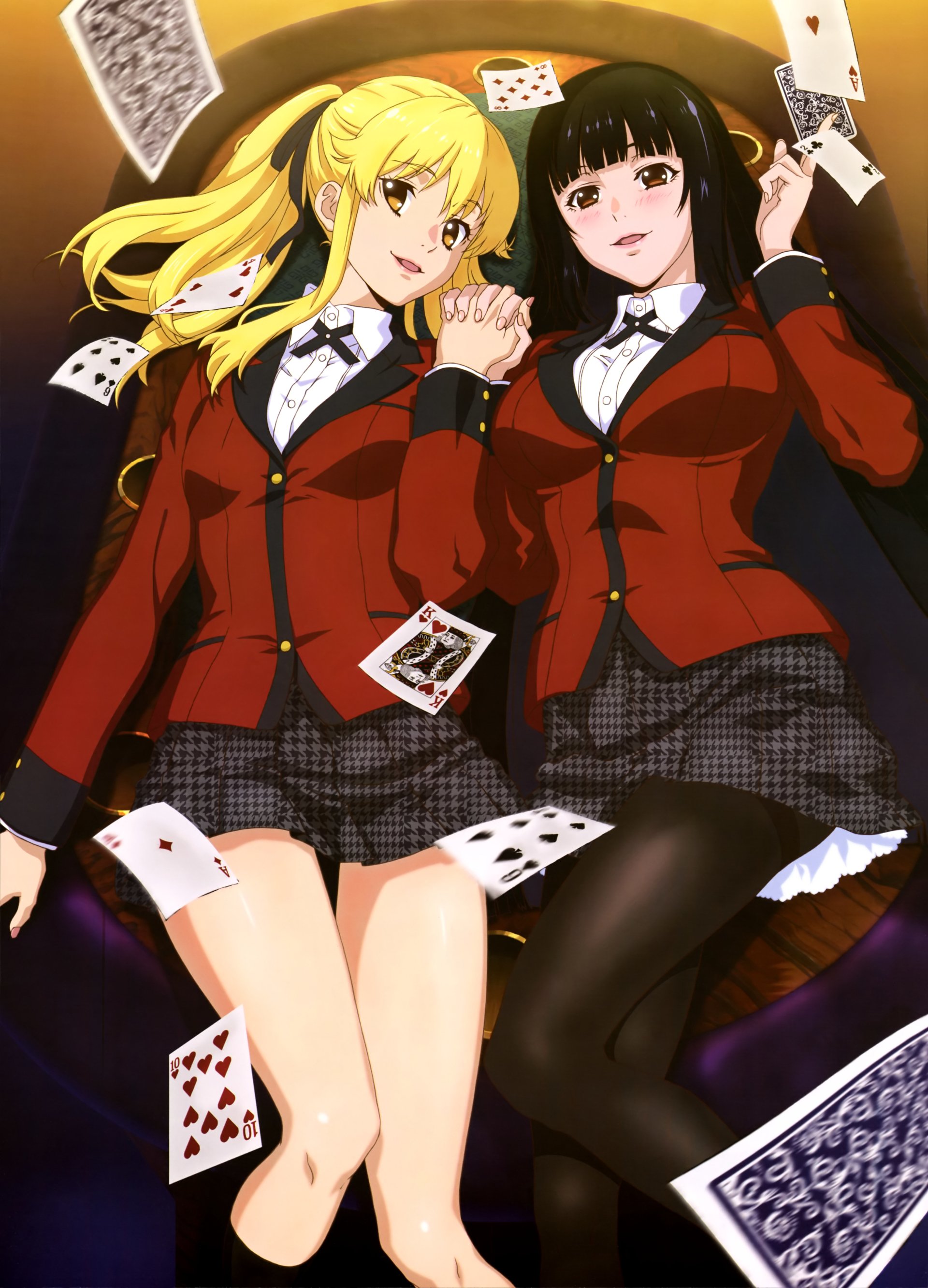Download Meari Saotome Yumeko Jabami Anime Kakegurui Art