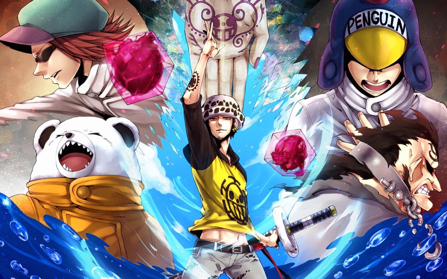 Download Penguin (One Piece) Trafalgar Law Anime One Piece Art