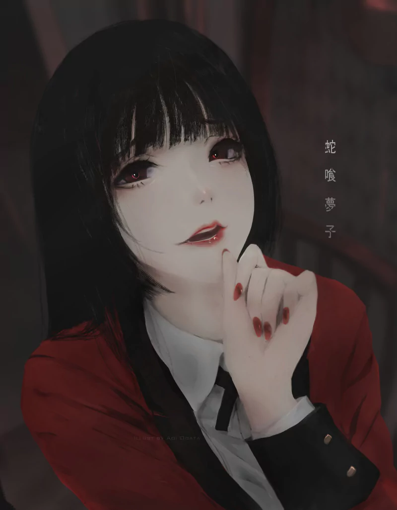 Yumeko Jabami Anime Kakegurui Image