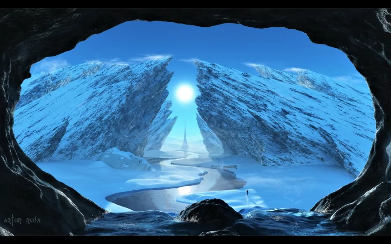  Fantasy Winter Landscape by Artur Rosa