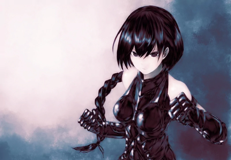 black Anime girl anime girl black anime Image
