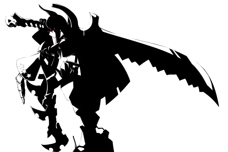 Black Gold Saw Anime Black Rock Shooter Image