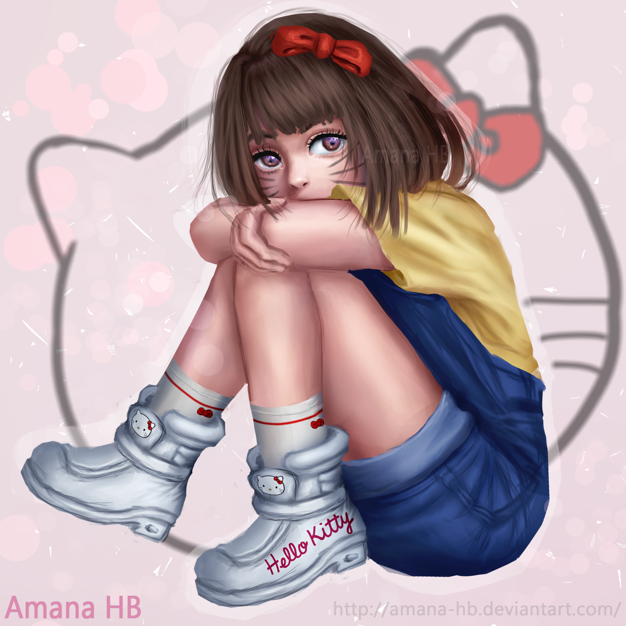 Anime Hello Kitty Art by Amana_HB