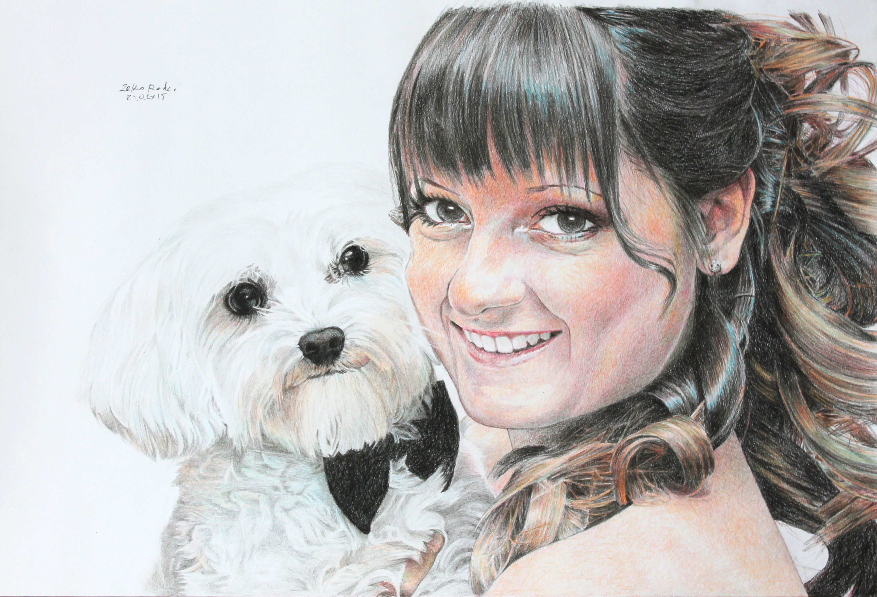Portrait with Dog by zelko