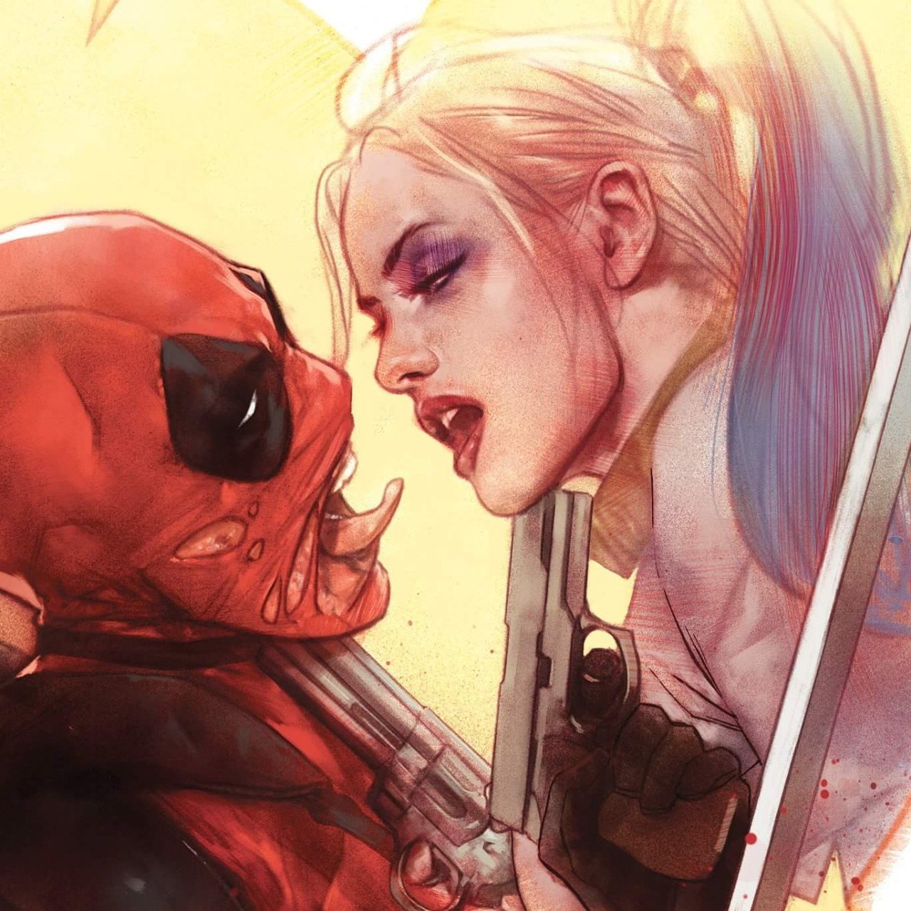 Deadpool & Harley Quinn by Ben Oliver