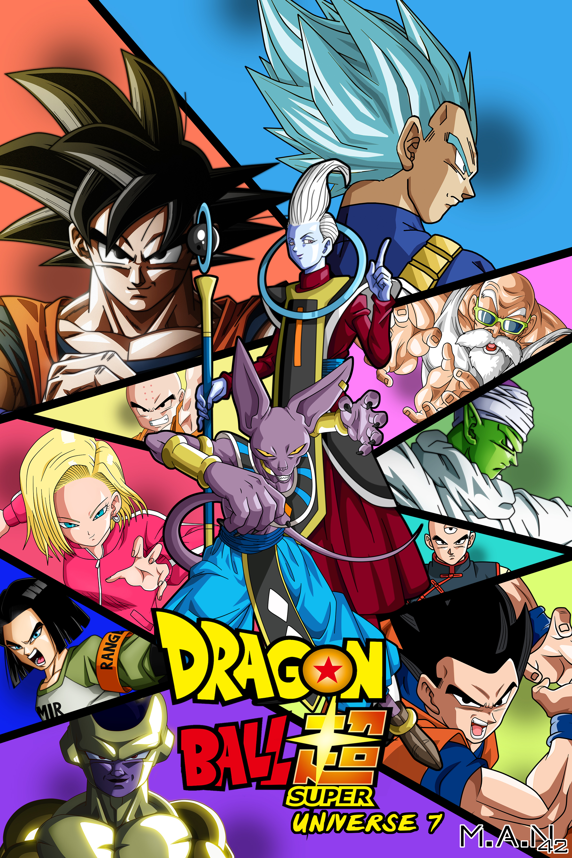 Universe 7 Team Art - ID: 109629 - Art Abyss