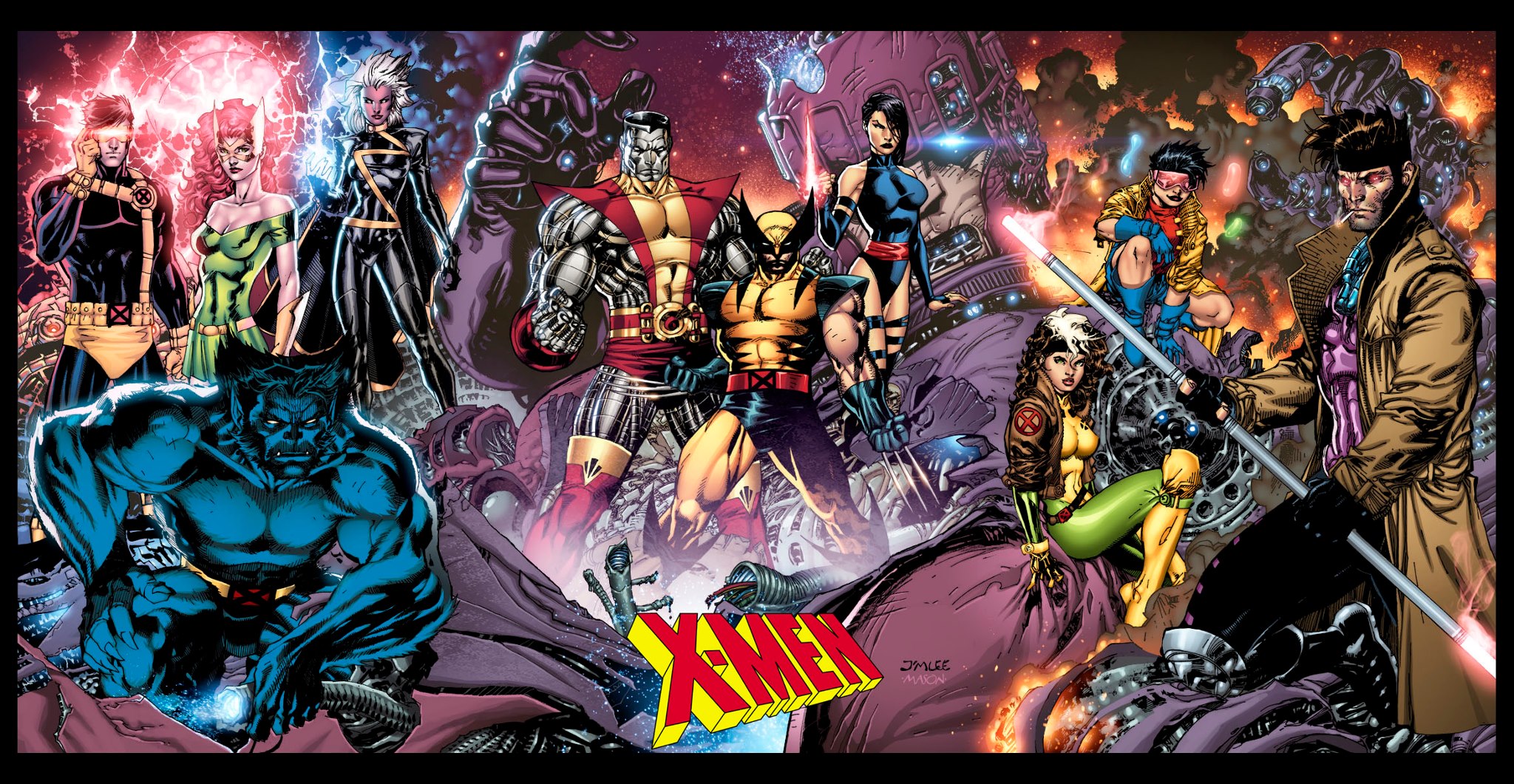 90's X-Men by Jim Lee