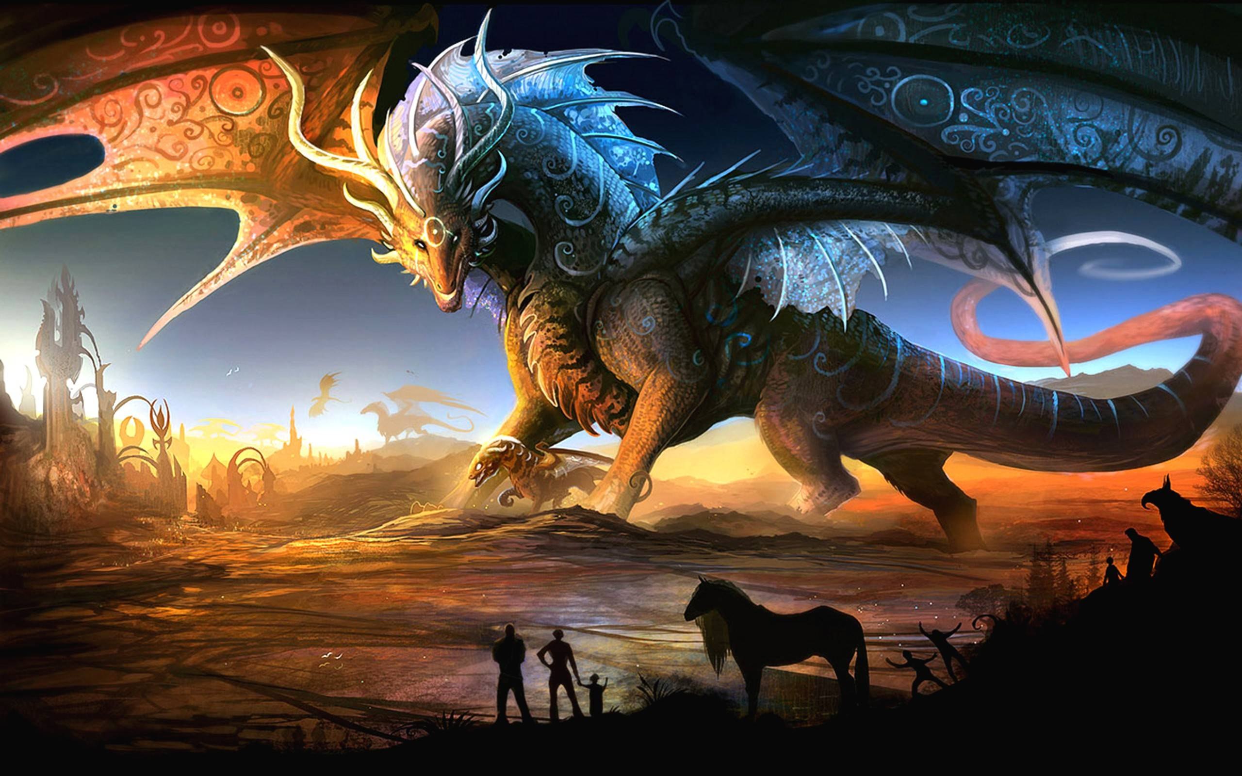 Fantasy Dragon Art by VampirePrincess007