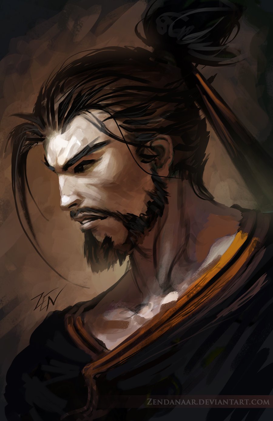 Download Hanzo (Overwatch) Hanzo Shimada Video Game Overwatch Art