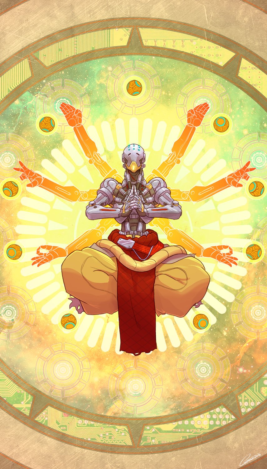 Download Zenyatta (Overwatch) Video Game Overwatch Art