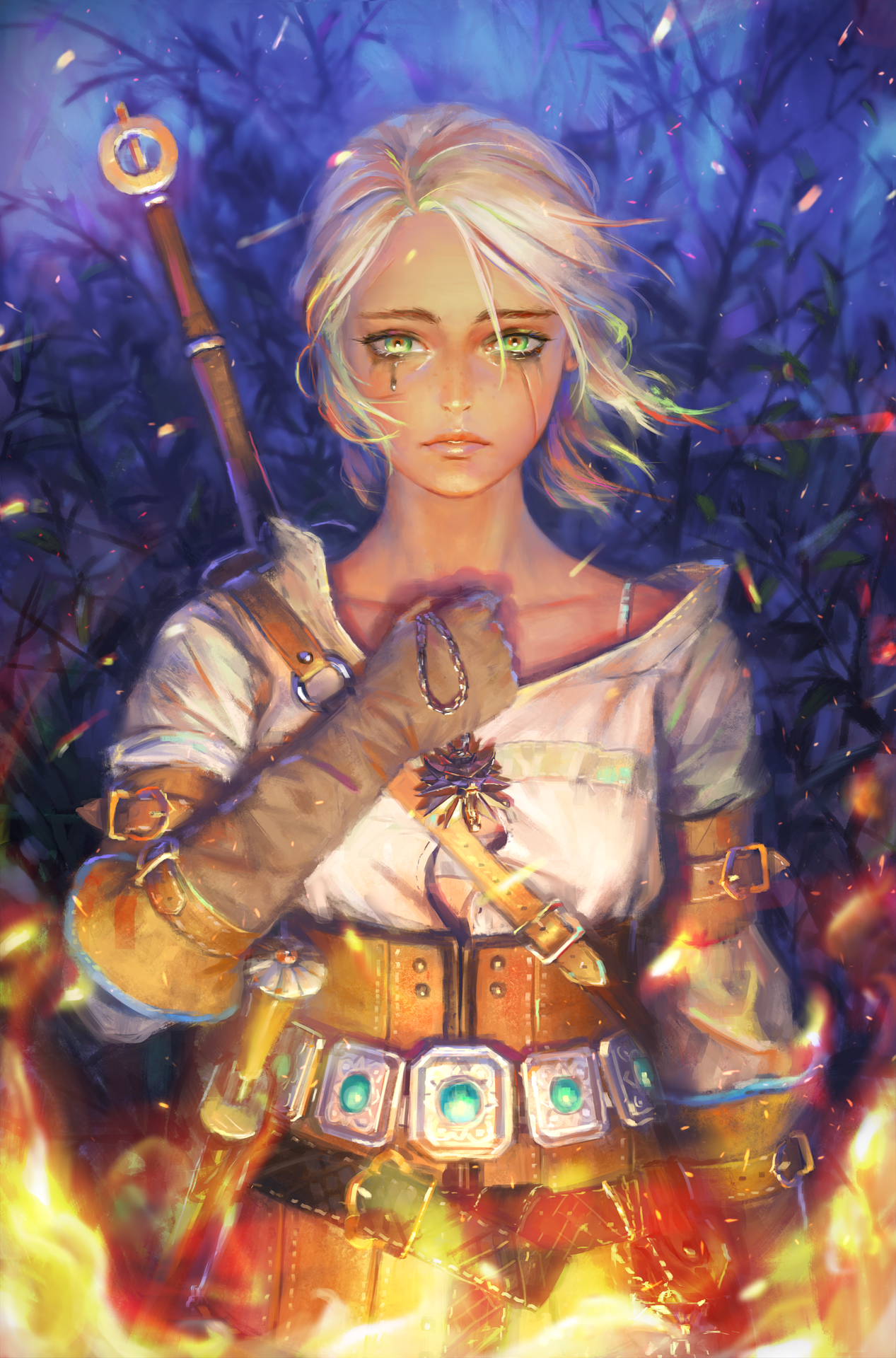 Download Ciri (The Witcher) Video Game The Witcher 3: Wild Hunt Art