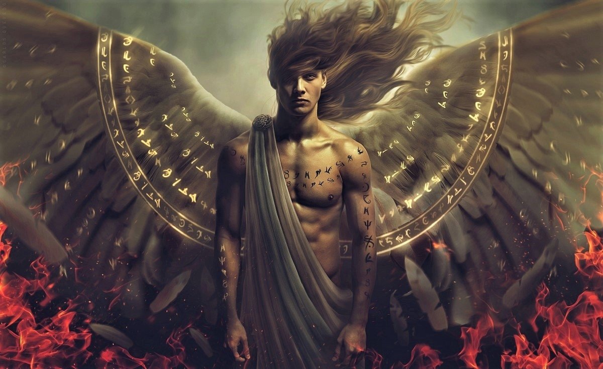 Fantasy art archangel