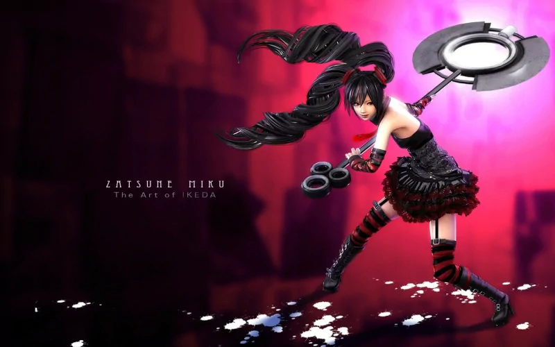 Zatsune Miku Anime Vocaloid Image
