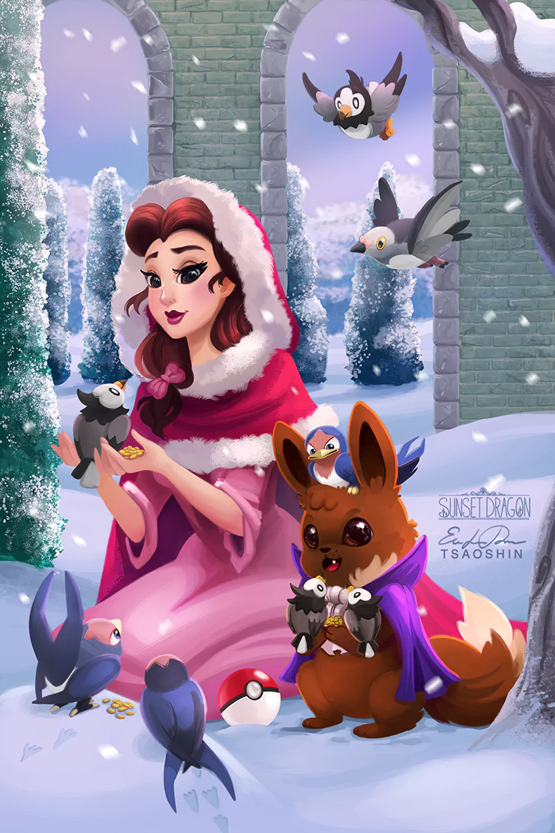  Beauty And The Eevee by Eric Proctor