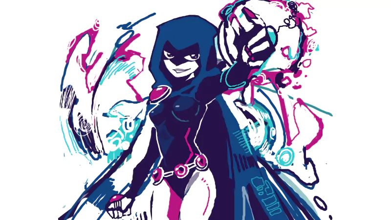 Raven (DC Comics) Comic Teen Titans Image