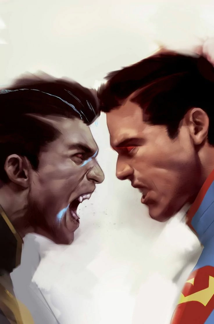  Lobo vs Superman New 52 by Ben Oliver