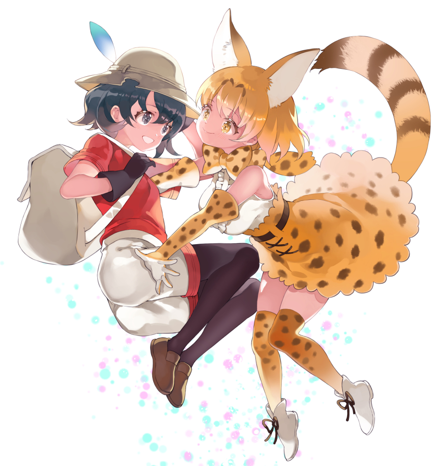 Kaban and Serval by 塩soda