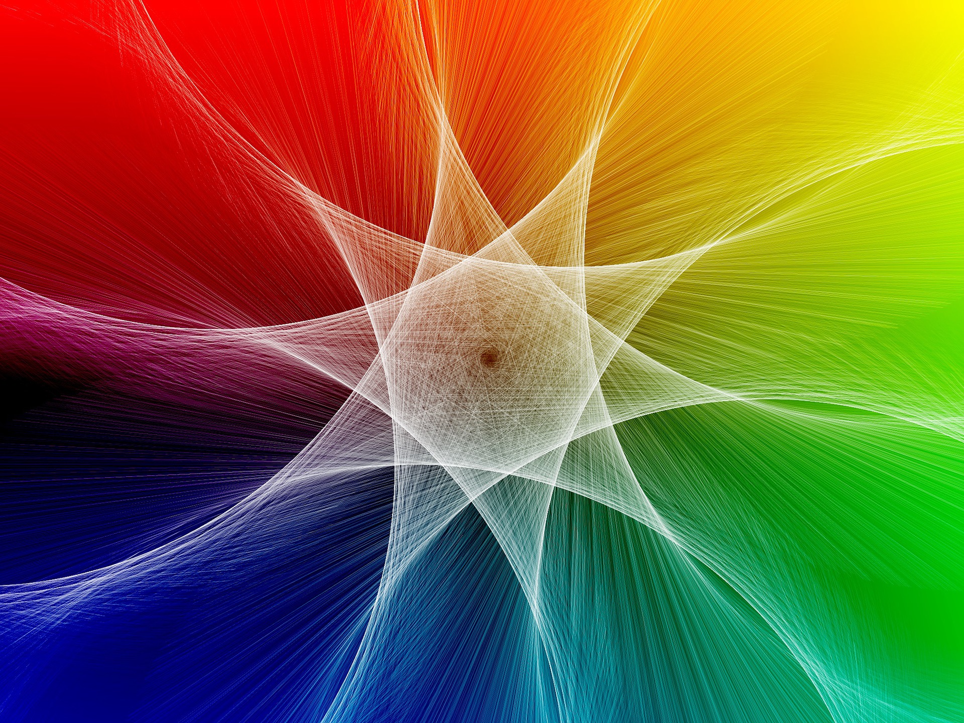 Colourful Star Pattern Wallpaper by Alexander S
