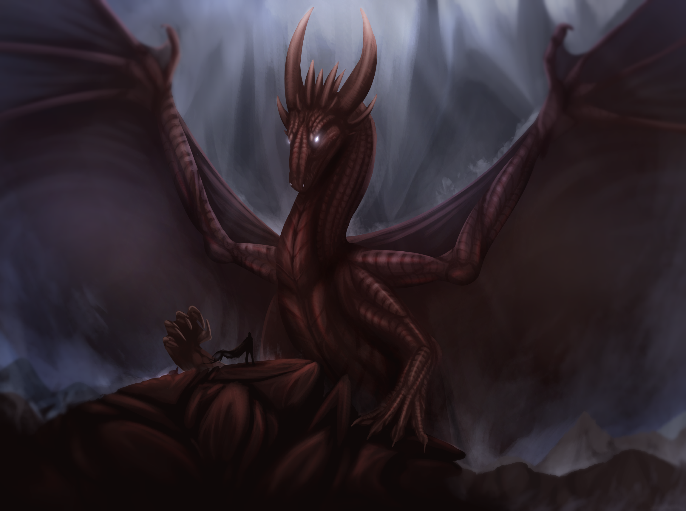 Fantasy Dragon Art by Soulsplosion
