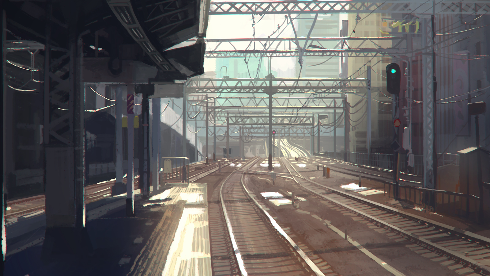 Train Station by Niy