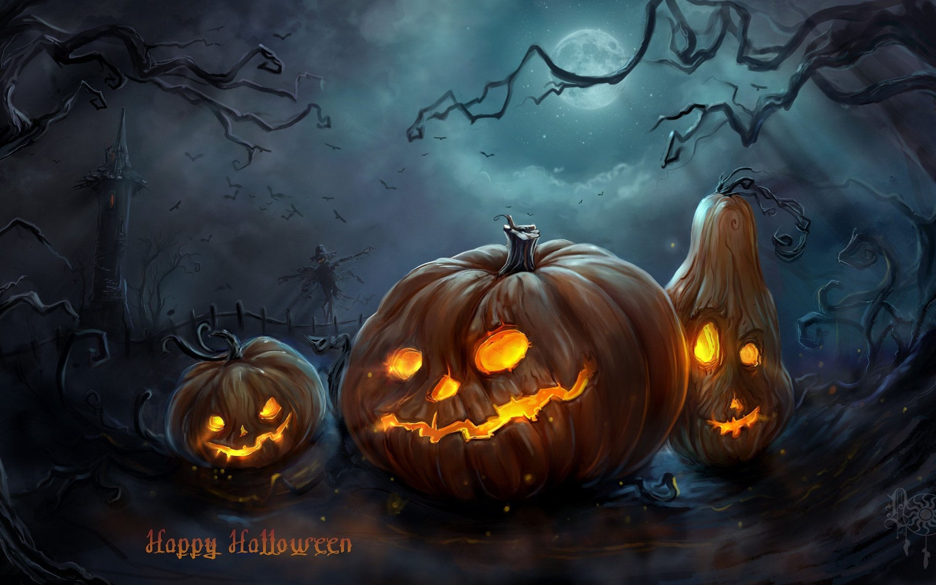 Download Happy Halloween Holiday Halloween Art