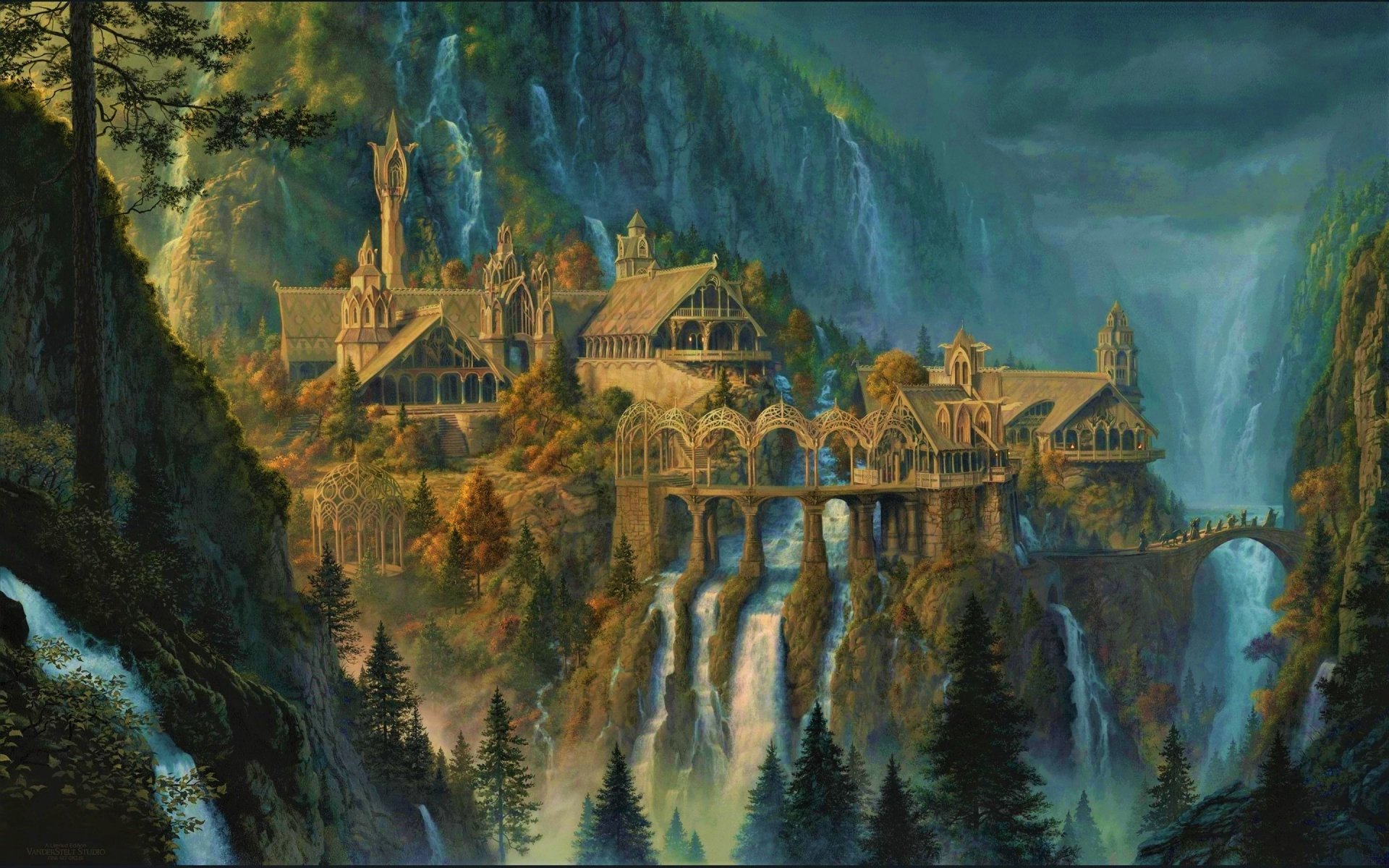 fantasy landscape art easy