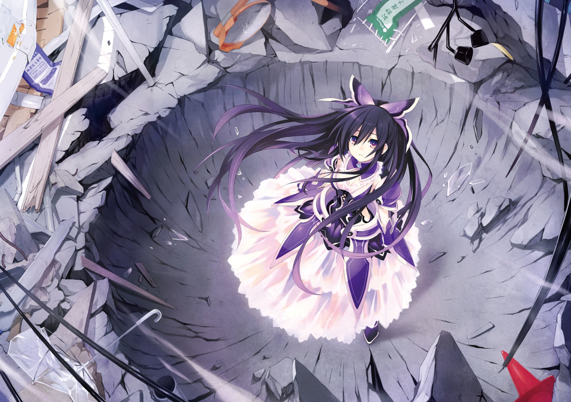 Download Purple Dress Tohka Yatogami Anime Date A Live Art