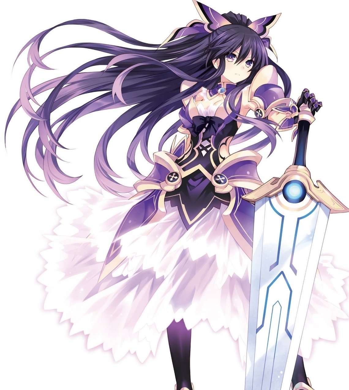 Download Sword Purple Dress Tohka Yatogami Anime Date A Live Art