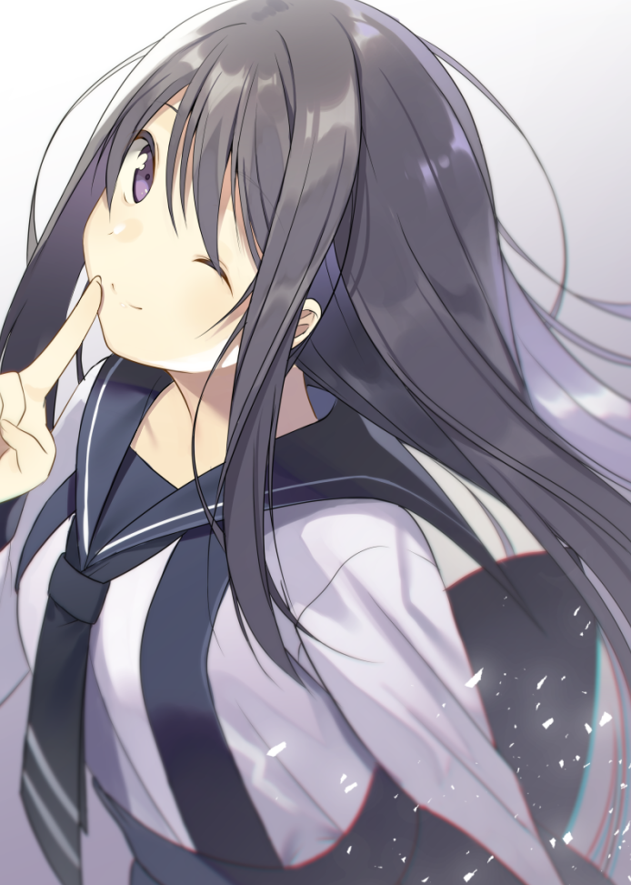 Download Purple Eyes Anime Girl Anime Girl Art