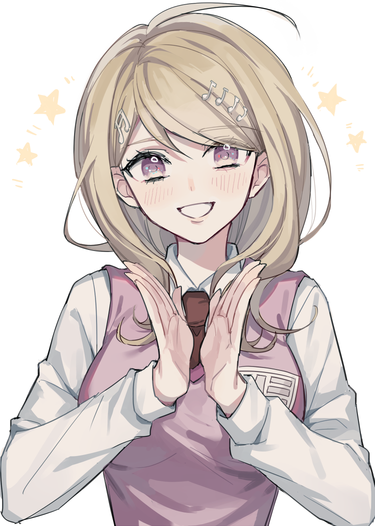 Download Purple Eyes Star Musical Note Kaede Akamatsu Video Game Danganronpa V3: Killing Harmony Art