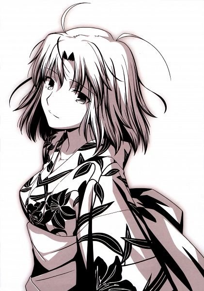 Download Kimono Shiki Ryougi Anime The Garden Of Sinners Art