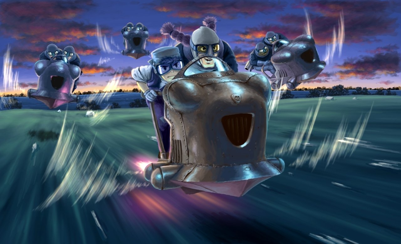 Download Goggles Flying Aircraft Pazu (Laputa: Castle In The Sky) Dola (Laputa: Castle In The Sky) Anime Laputa: Castle In The Sky Art