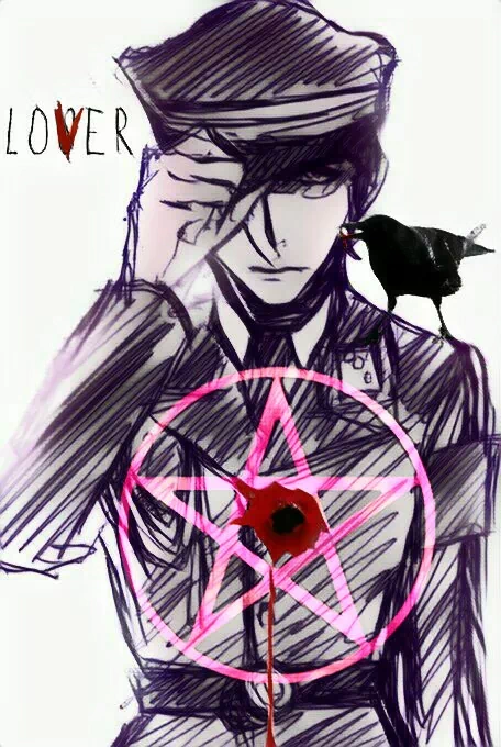 military uniform gothic crow raven Reo (lynch.) music lynch. Image