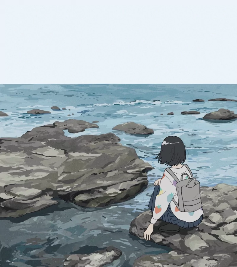  Looking into the Vast Unknown by 飴