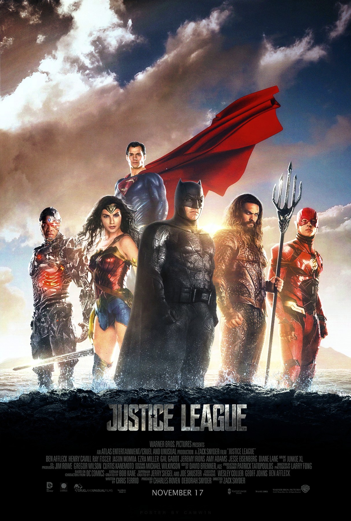 Justice League Art by CAMW1N