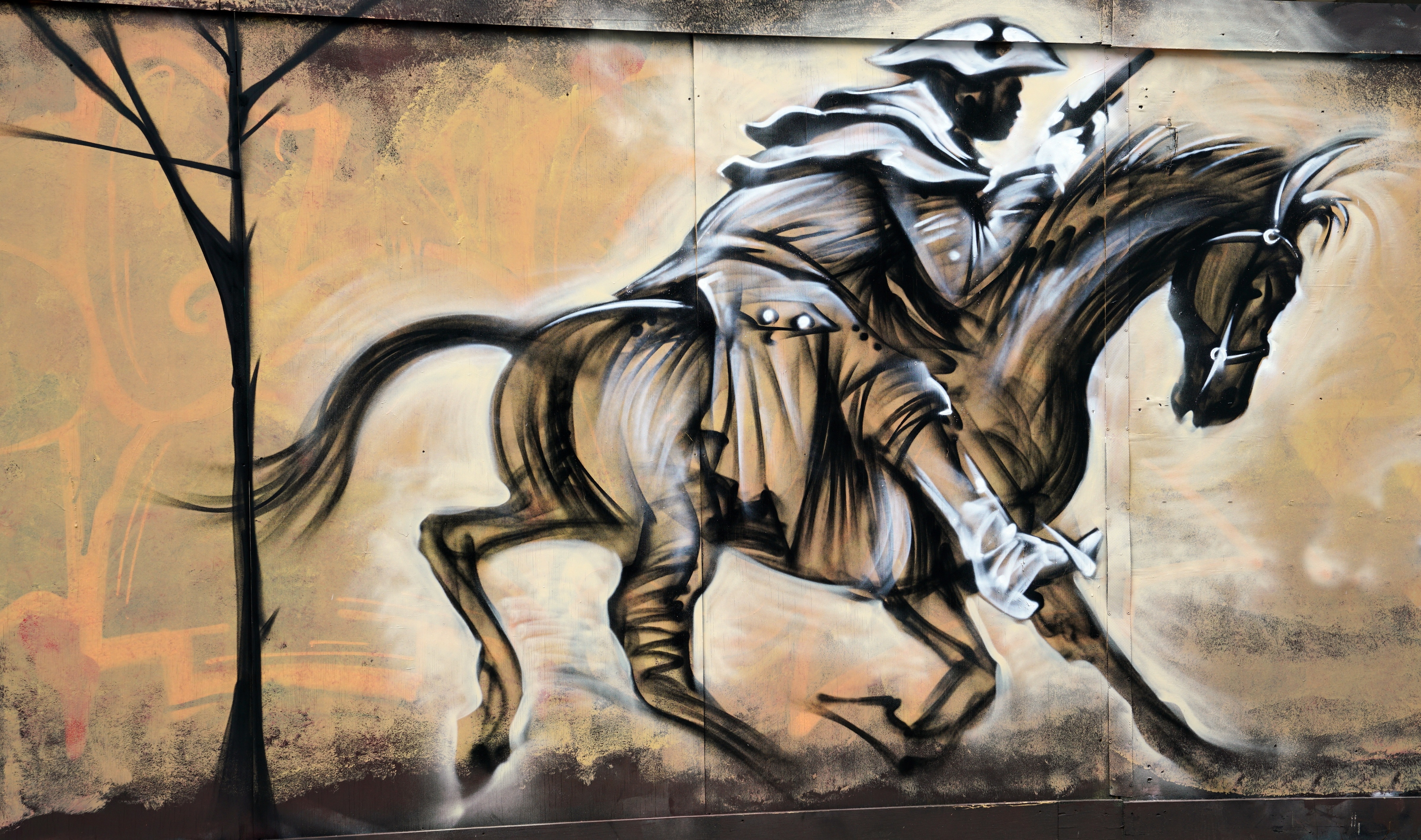Graffiti Wall Art on Wall Street in London by Richard Mcall