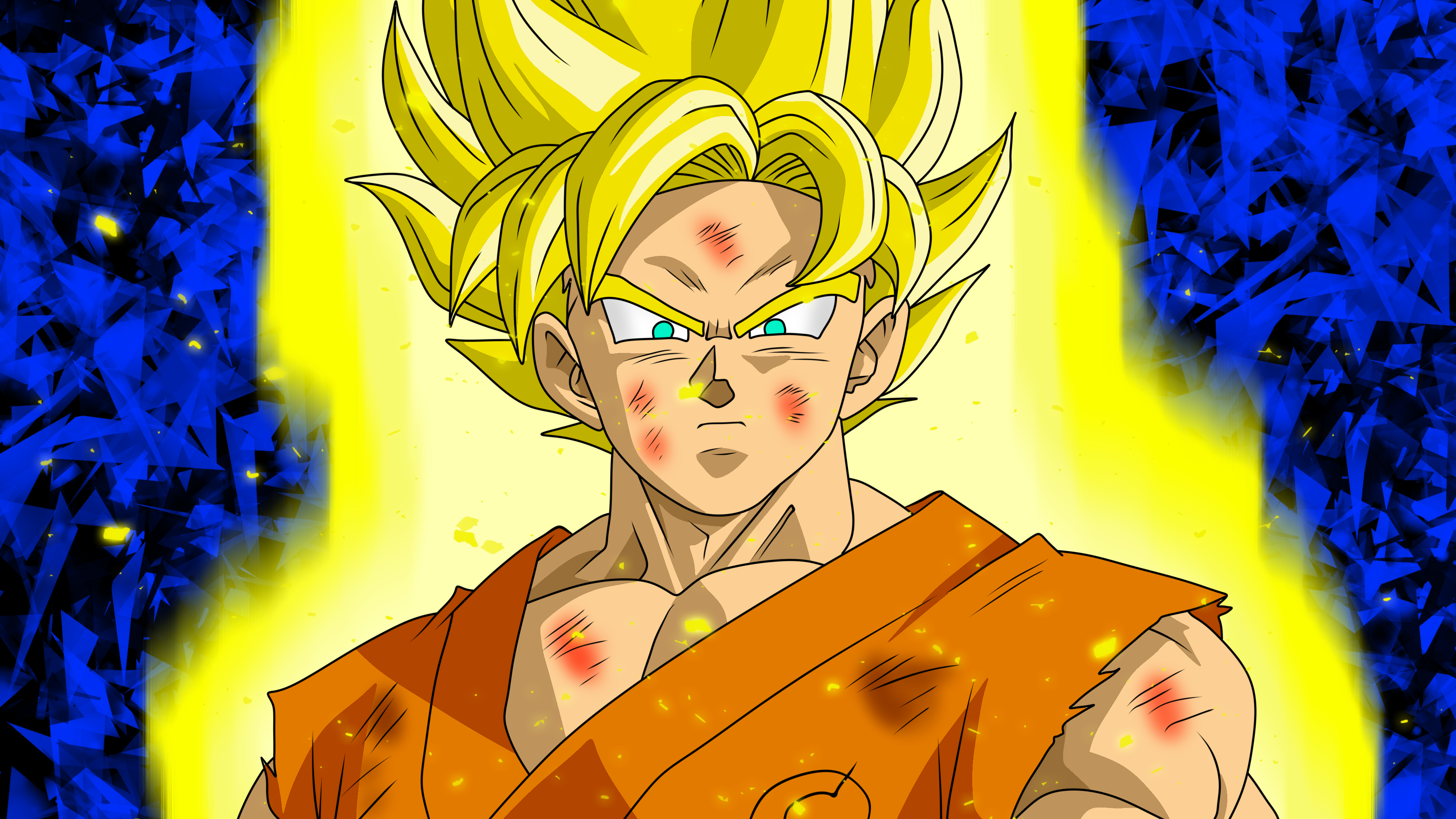 Goku SSGSS Kaioken by Salvador Vera