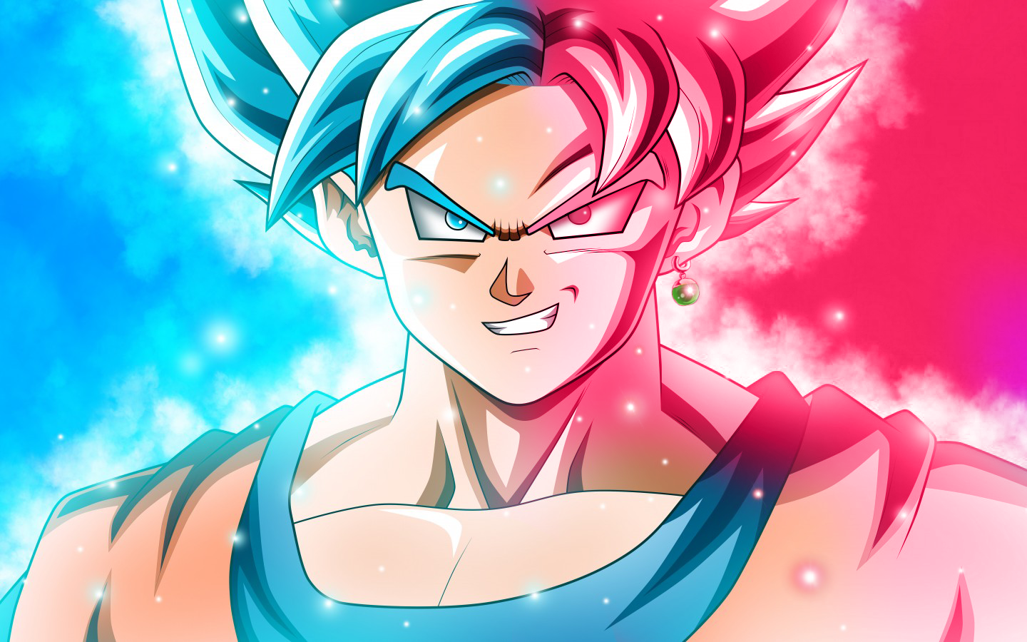 Goku Super Saiyan Blue X Super Saiyan God Art Id Art Abyss