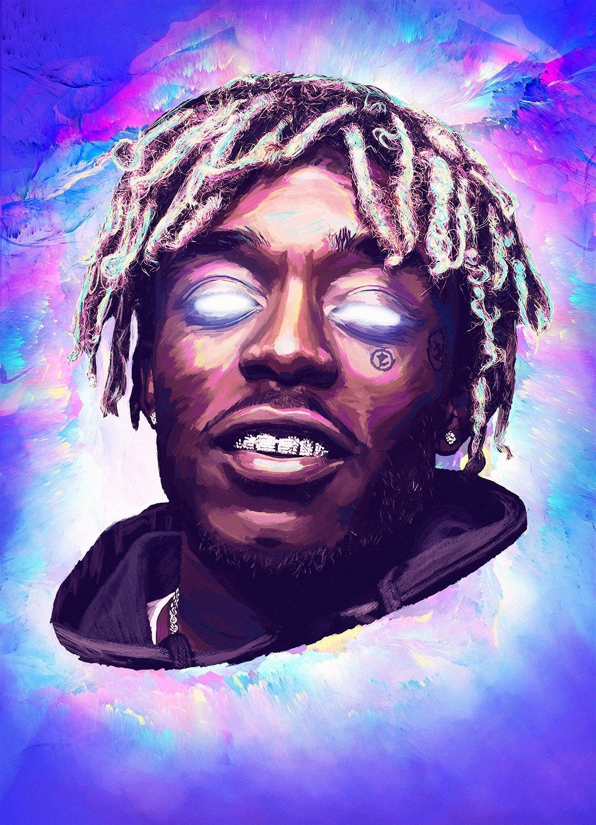 lil uzi vert head clip art album cover draling