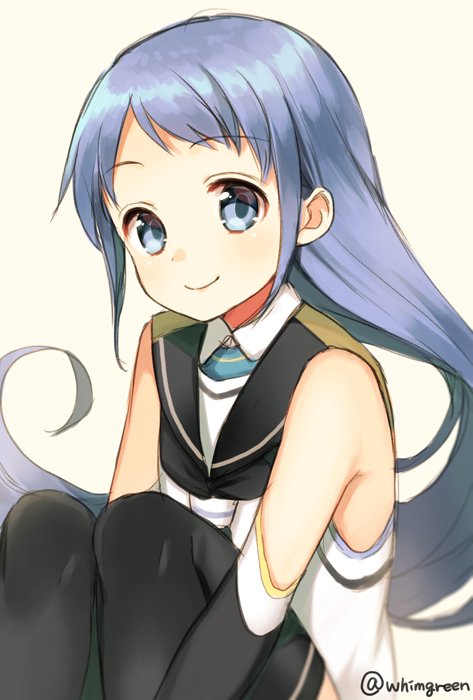 Download Long Hair Samidare (Kancolle) Anime Kantai Collection Art