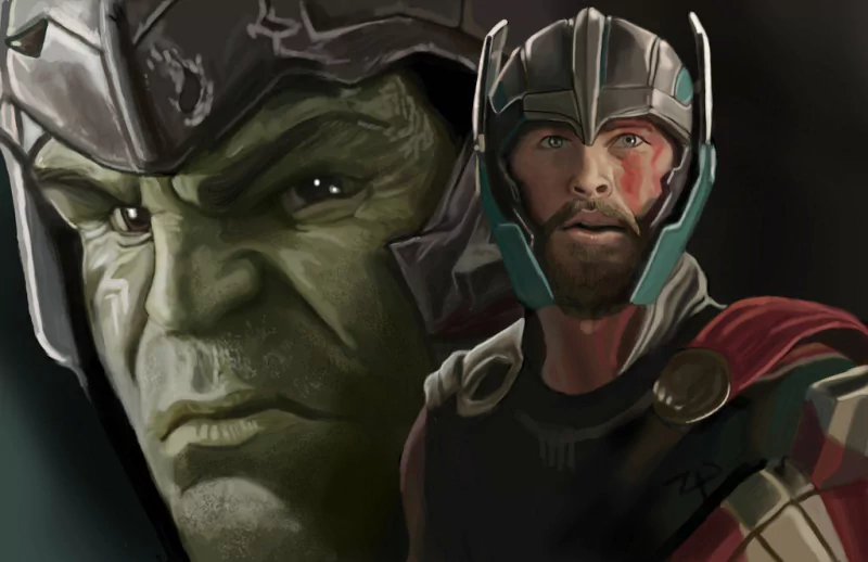 Thor Hulk movie Thor: Ragnarok Image