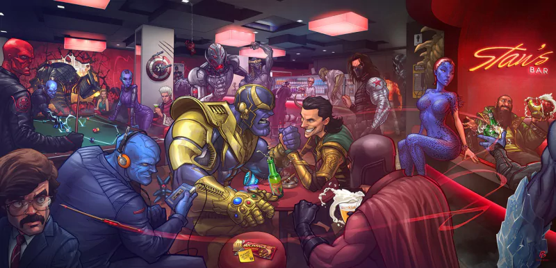  Marvel Villains by Patrick Brown