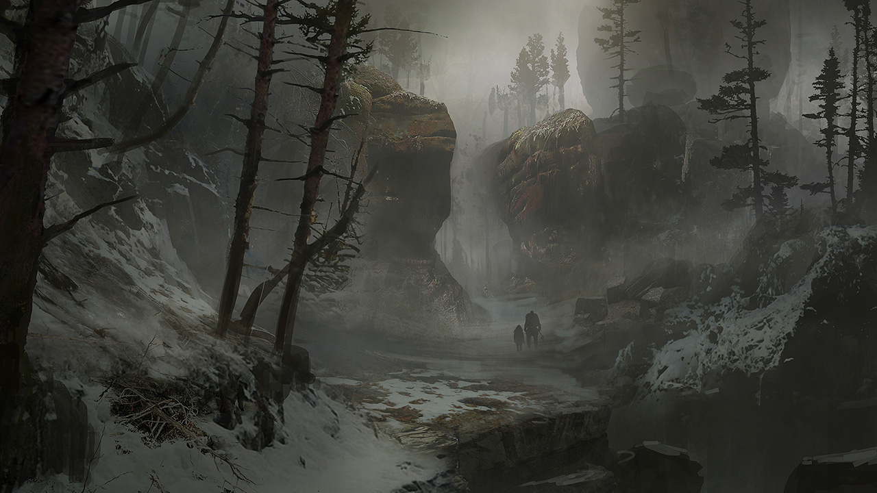 God of War (2018) Concept Art Forest