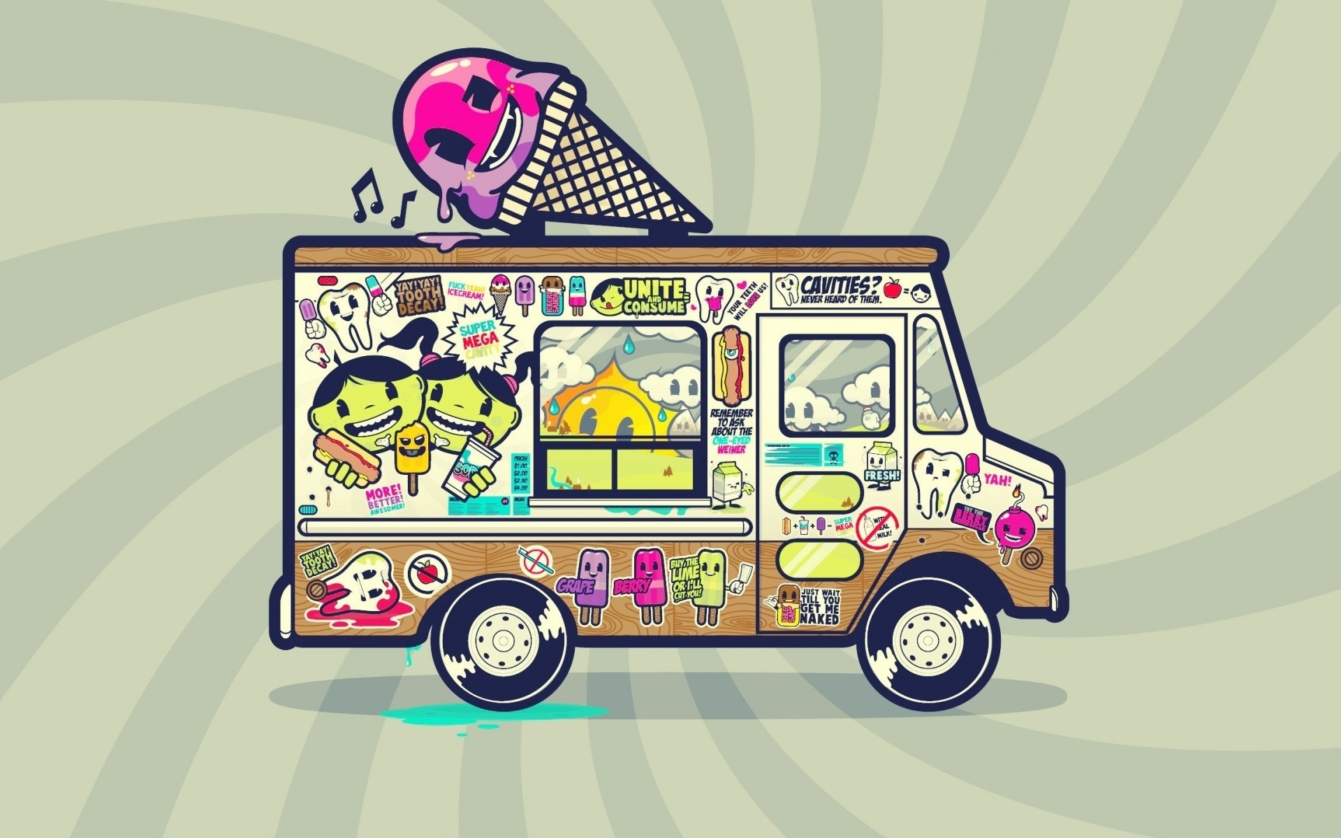 Ice Cream Truck Art