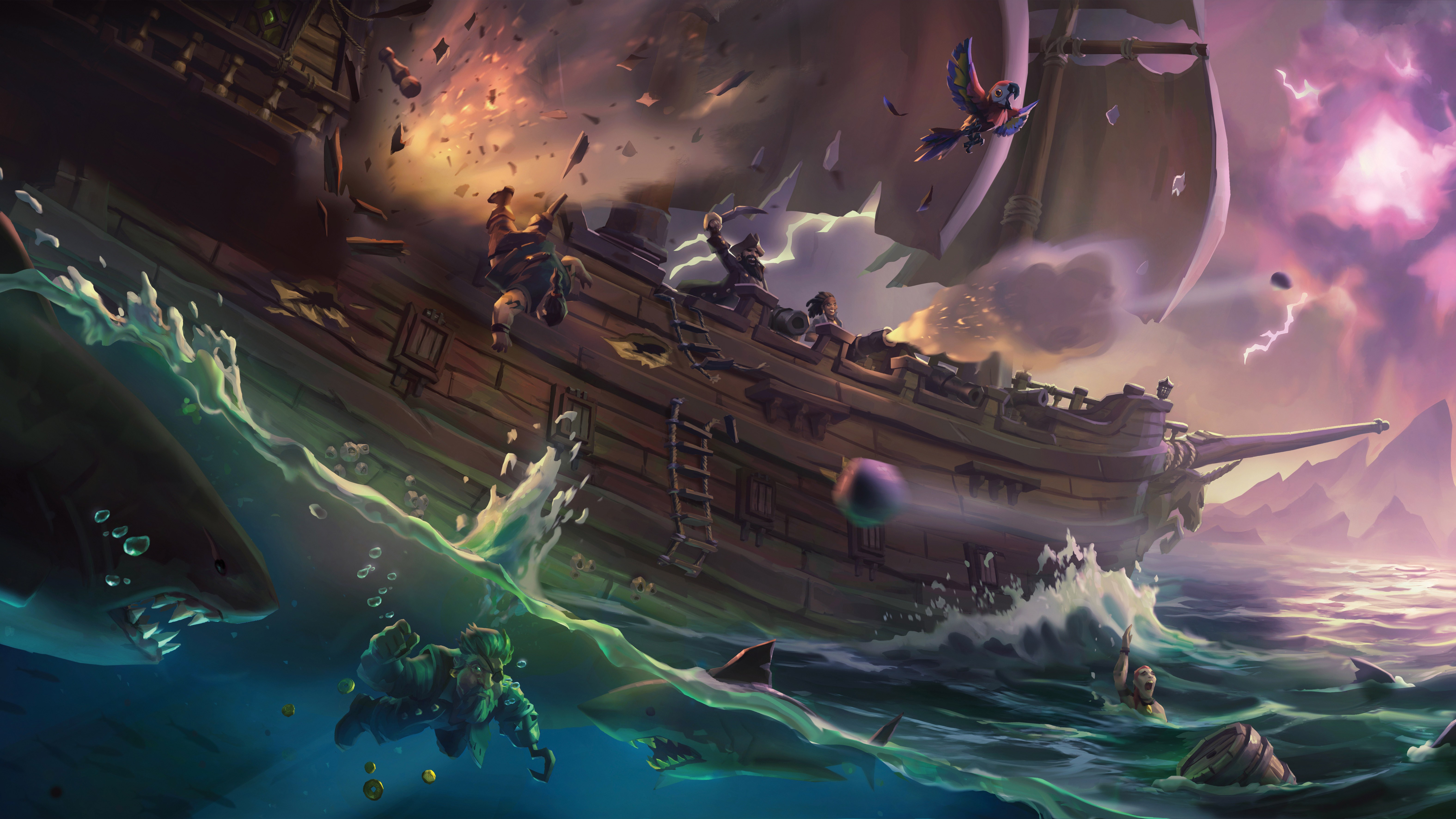 Video Game Sea Of Thieves Art