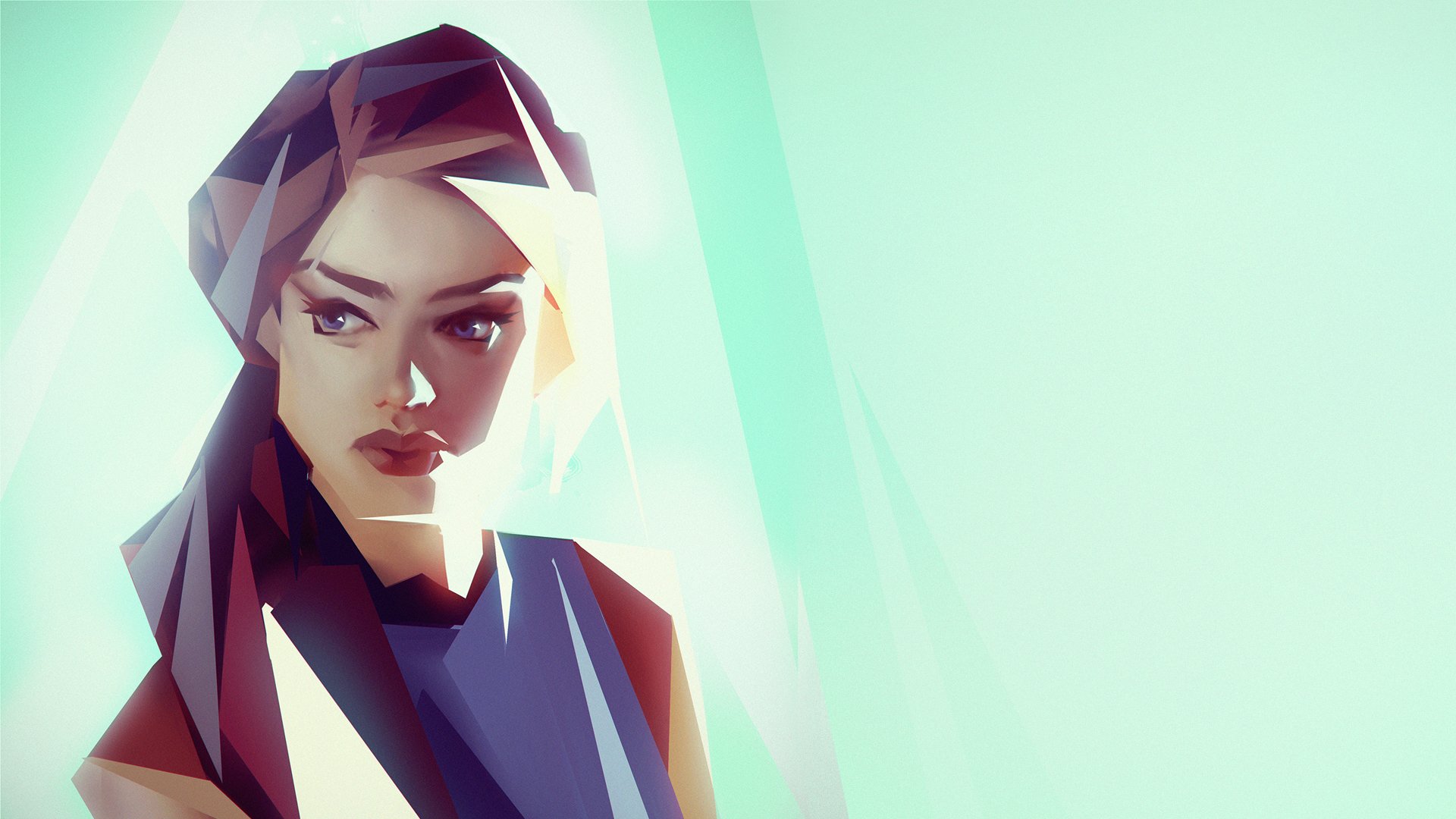 Download Low Poly Woman Artistic Art