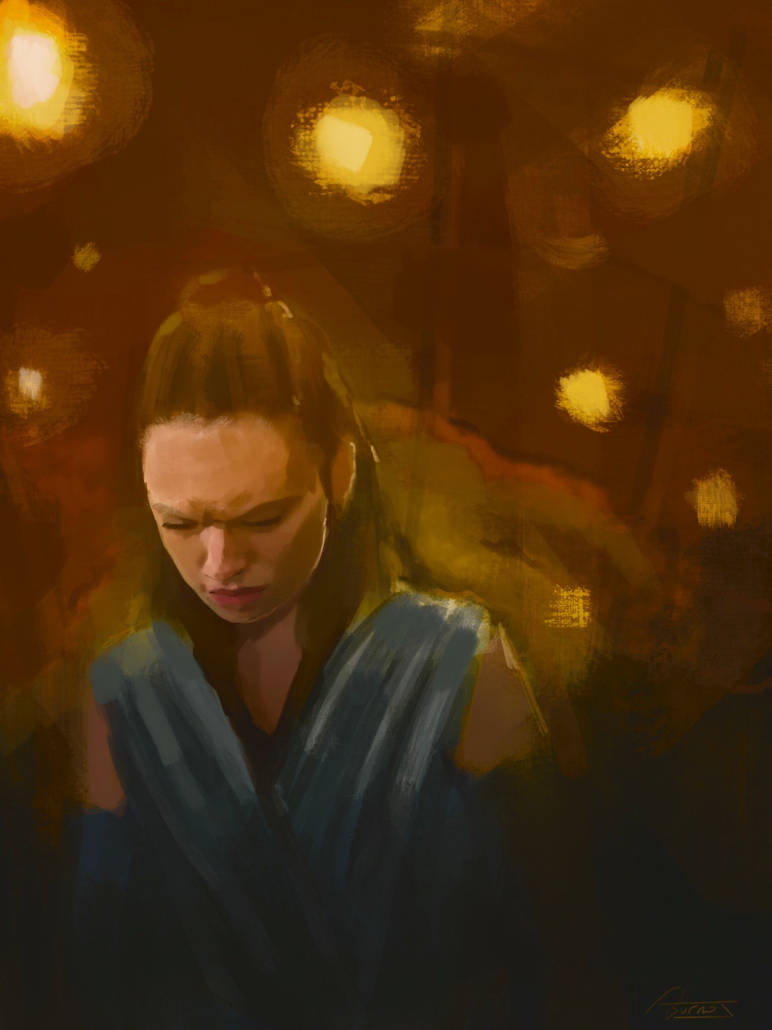 Download Rey (Star Wars) Movie Star Wars: The Last Jedi Art