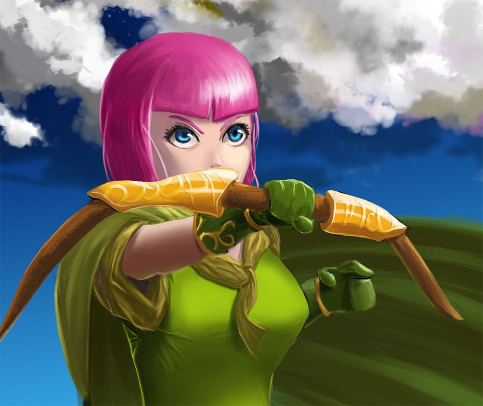 Video Game Clash of Clans Art. 